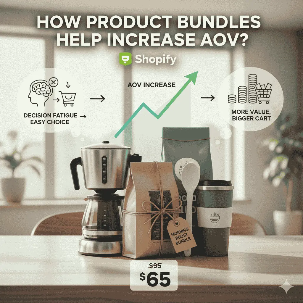 Illustration of how bundle can help increase sales