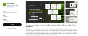 MBC Mix and Match for Order-Based Pricing