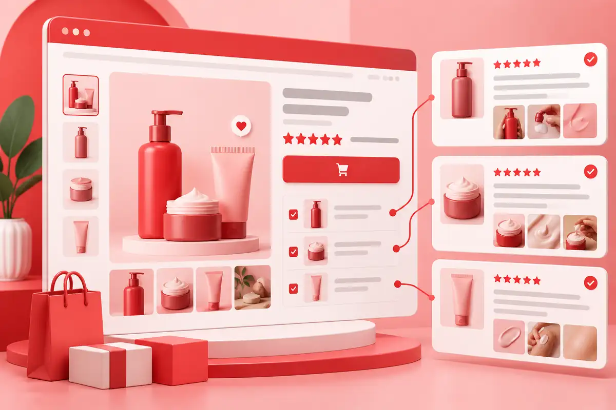 Shopify bundle product page displaying ratings and verified reviews near the offer